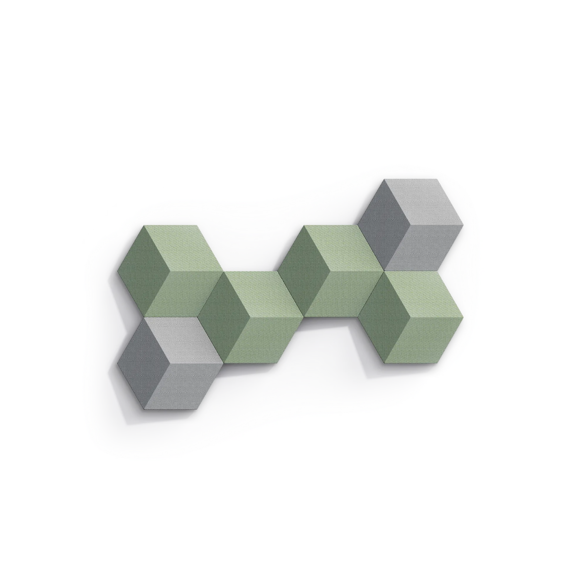 Modular, wall-mounted speakers